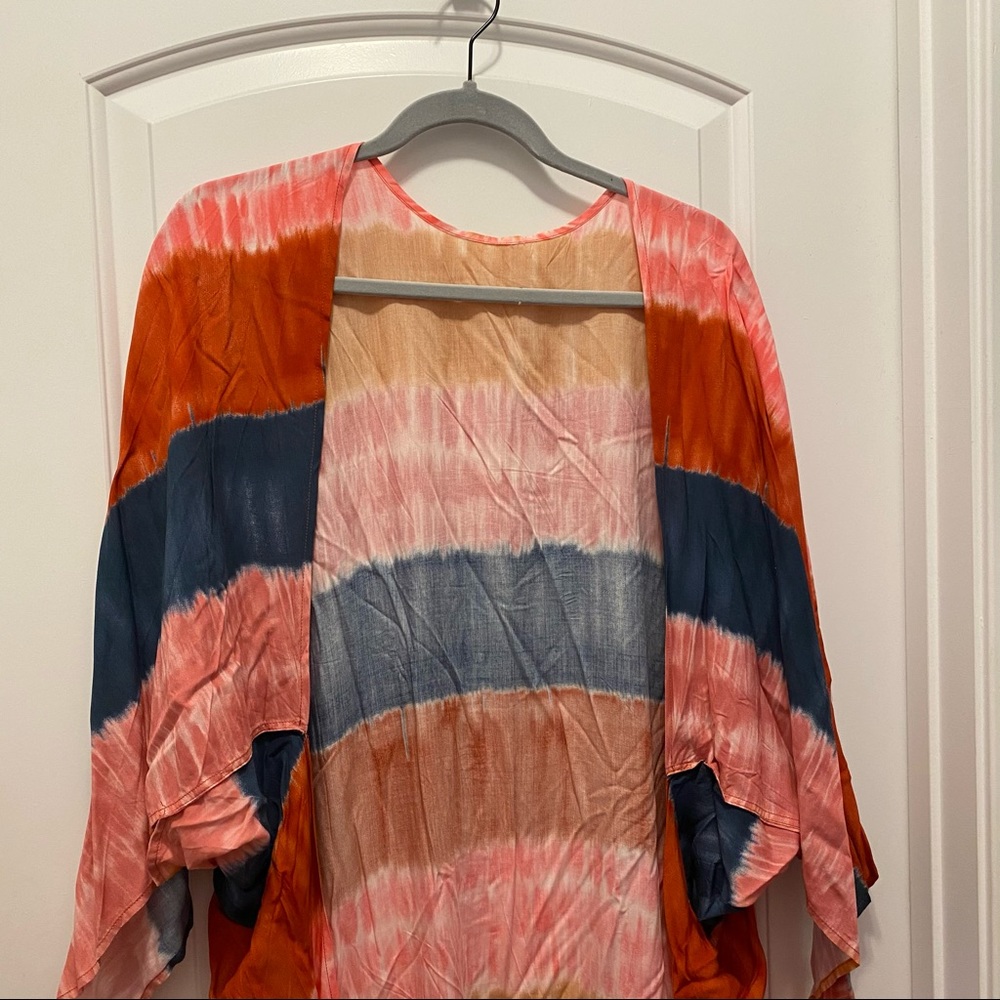 Amazon Fashion Tie Dye Long Kimono